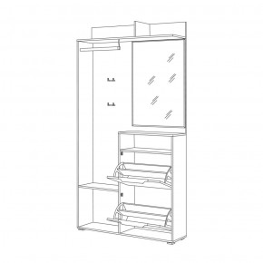 Шкаф комбинированный 10.13 Темпо в Сухом Логу - suhoj-log.mebel-e96.ru