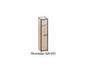 Шкаф ЛЕОНАРДО (ШК-223) Бодега белая в Сухом Логу - suhoj-log.mebel-e96.ru | фото