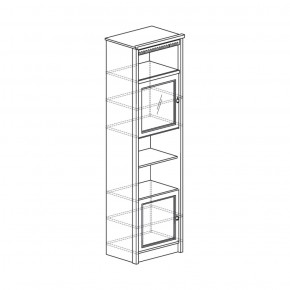 Шкаф многоцелевой Лючия 186 дуб оксфорд (Яна) в Сухом Логу - suhoj-log.mebel-e96.ru