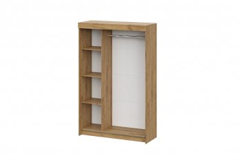 Шкаф-купе ШКП-7 1300 мм ясень анкор (СВ) в Сухом Логу - suhoj-log.mebel-e96.ru