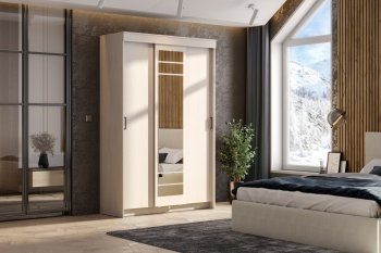 Шкаф-купе ШКП-7 1300 мм ясень анкор (СВ) в Сухом Логу - suhoj-log.mebel-e96.ru