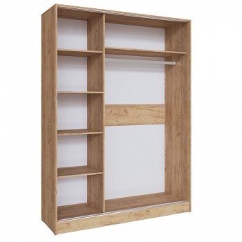 Шкаф-купе Стиль-2 1600 мм крафт/кашемир (Текс) в Сухом Логу - suhoj-log.mebel-e96.ru