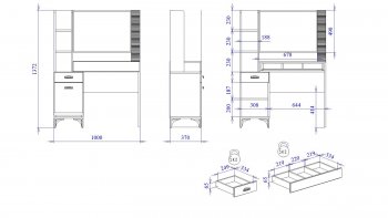Столик туалетный Сиде (СБК) в Сухом Логу - suhoj-log.mebel-e96.ru