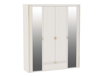 Спальный гарнитур Сиде Белый, модульный (СБК) в Сухом Логу - suhoj-log.mebel-e96.ru