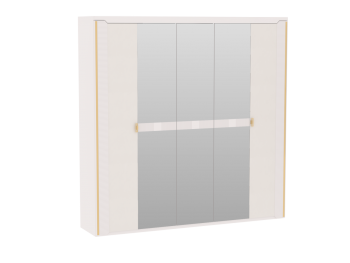 Спальный гарнитур Сиде Белый, модульный (СБК) в Сухом Логу - suhoj-log.mebel-e96.ru