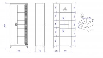 Пенал со стеклом широкий NEW Сиде Белый (СБК) в Сухом Логу - suhoj-log.mebel-e96.ru