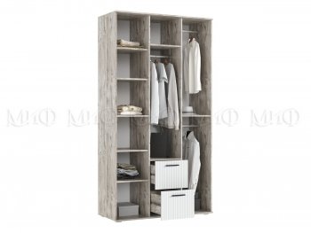 Шкаф 1200 мм Сильвия, дуб юкон/кашемир (Миф) в Сухом Логу - suhoj-log.mebel-e96.ru