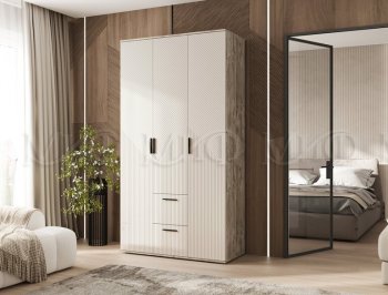 Шкаф 1200 мм Сильвия, дуб юкон/кашемир (Миф) в Сухом Логу - suhoj-log.mebel-e96.ru
