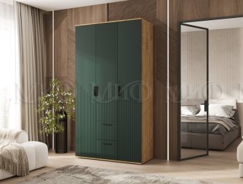 Шкаф 1200 мм Сильвия, крафт/грин (Миф) в Сухом Логу - suhoj-log.mebel-e96.ru