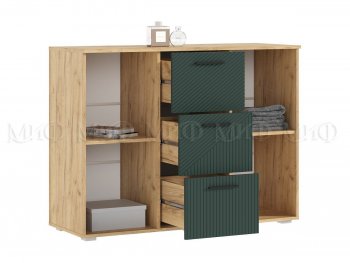Комод Сильвия, крафт/грин (Миф) в Сухом Логу - suhoj-log.mebel-e96.ru