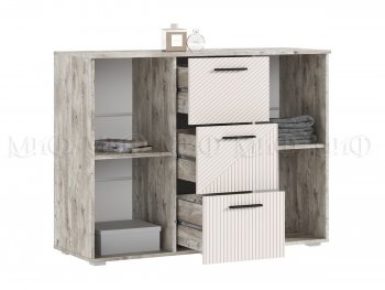 Комод Сильвия, дуб юкон/кашемир (Миф) в Сухом Логу - suhoj-log.mebel-e96.ru
