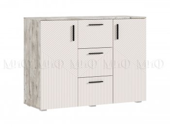 Комод Сильвия, дуб юкон/кашемир (Миф) в Сухом Логу - suhoj-log.mebel-e96.ru