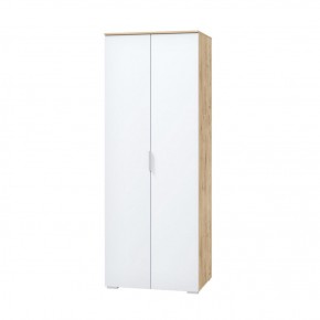 Шкаф для одежды 2х дверный 800 мм Сканди белый (МЛК) в Сухом Логу - suhoj-log.mebel-e96.ru | фото