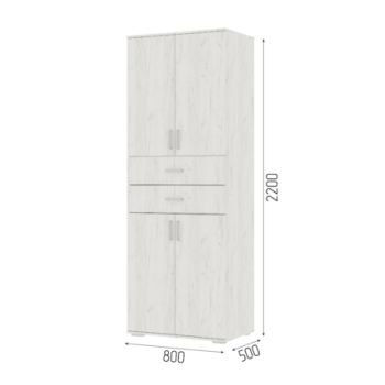 Нельсон 1600 мм ШК-04+ШК05 дуб крафт (СтендМ) в Сухом Логу - suhoj-log.mebel-e96.ru