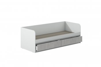 Кровать Соната 900 белый/крафт белый (Зарон) в Сухом Логу - suhoj-log.mebel-e96.ru