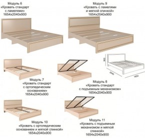 Спальный гарнитур Беатрис (вариант 1) (Риннер) в Сухом Логу - suhoj-log.mebel-e96.ru