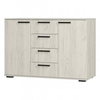 Комод Стандарт №2 NEW крафт белый  (БТС) в Сухом Логу - suhoj-log.mebel-e96.ru