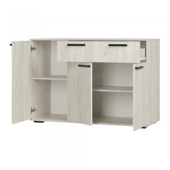 Комод Стандарт 4 NEW крафт белый (БТС) в Сухом Логу - suhoj-log.mebel-e96.ru