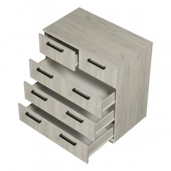 Комод Стандарт №5 NEW крафт белый (БТС) в Сухом Логу - suhoj-log.mebel-e96.ru