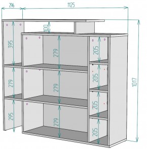 Стеллаж S36 (Белый) в Сухом Логу - suhoj-log.mebel-e96.ru