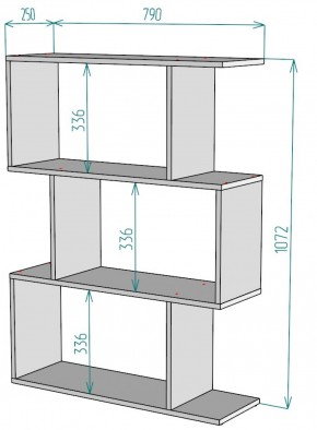 Стеллаж S53 (ДМ) в Сухом Логу - suhoj-log.mebel-e96.ru