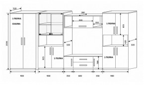 Стенка Вега 4 в Сухом Логу - suhoj-log.mebel-e96.ru