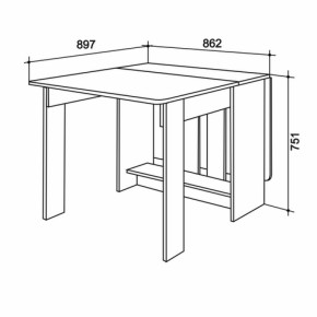 Стол-книжка ПВХ (Мебельсон) в Сухом Логу - suhoj-log.mebel-e96.ru