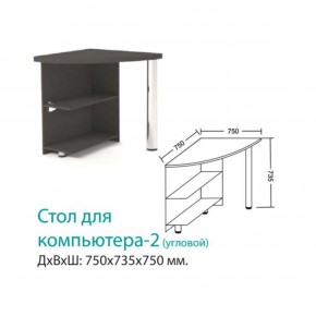 Стол Компьютерный 2 (угловой) в Сухом Логу - suhoj-log.mebel-e96.ru