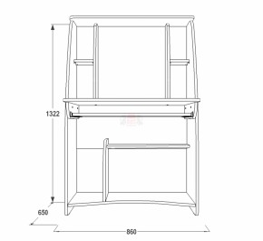 Стол компьютерный СК 3 в Сухом Логу - suhoj-log.mebel-e96.ru