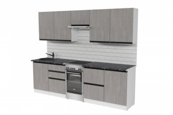 Кухонный гарнитур Сюита мега 2500 мм (Герда) в Сухом Логу - suhoj-log.mebel-e96.ru