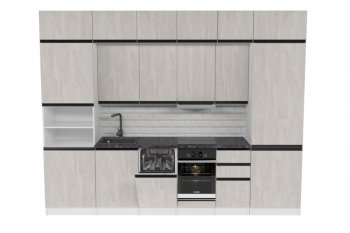 Кухонный гарнитур Сюита люкс 3000 мм (Герда) в Сухом Логу - suhoj-log.mebel-e96.ru