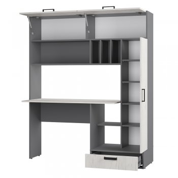 Стол компьютерный Техно графит/крафт  (БТС) в Сухом Логу - suhoj-log.mebel-e96.ru