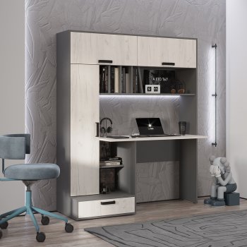 Стол компьютерный Техно графит/крафт  (БТС) в Сухом Логу - suhoj-log.mebel-e96.ru