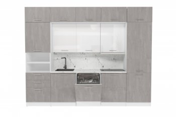 Кухонный гарнитур Терция экстра 5 3000 мм (Герда) в Сухом Логу - suhoj-log.mebel-e96.ru