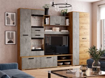 Стенка Трамп со шкафом (БТС) в Сухом Логу - suhoj-log.mebel-e96.ru