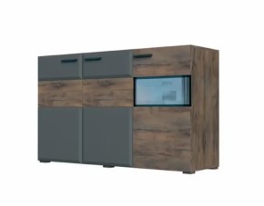 Тумба 3 двери 1500 РИО Смоки Soft touch/Таксус в Сухом Логу - suhoj-log.mebel-e96.ru | фото