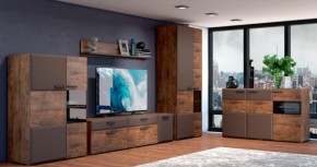 Тумба 3 двери 1500 РИО Смоки Soft touch/Таксус (БМ) в Сухом Логу - suhoj-log.mebel-e96.ru