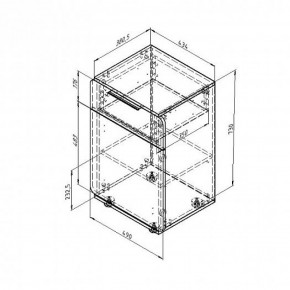 Тумба Дельта Лофт-24.01 Дуб Ирладндский в Сухом Логу - suhoj-log.mebel-e96.ru