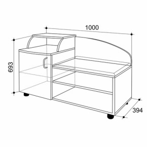 Тумба для прихожей Хит (Мебельсон) в Сухом Логу - suhoj-log.mebel-e96.ru