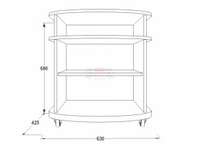 Тумба для теле-радио аппаратуры Фант 1 в Сухом Логу - suhoj-log.mebel-e96.ru