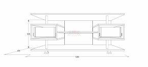 Тумба для теле-радио аппаратуры Фант 9 в Сухом Логу - suhoj-log.mebel-e96.ru