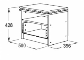 Тумба с 1-м ящиком Ольга-13 в Сухом Логу - suhoj-log.mebel-e96.ru