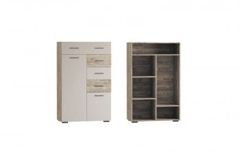 Комод Турин ЛДСП крафт серый/кашемир (ВВР) в Сухом Логу - suhoj-log.mebel-e96.ru