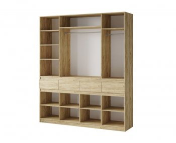 Шкаф 2000 мм Турин ЛДСП крафт серый/кашемир (ВВР) в Сухом Логу - suhoj-log.mebel-e96.ru