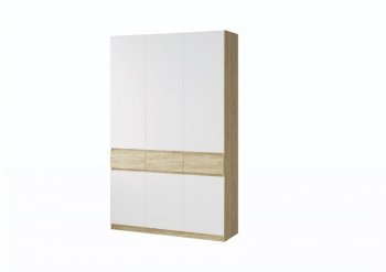 Шкаф 1500 мм Турин ЛДСП крафт/белый шагрень (ВВР) в Сухом Логу - suhoj-log.mebel-e96.ru