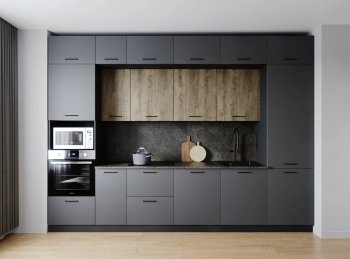 Кухонный гарнитур Умбра 3400 мм МДФ (Санвут) в Сухом Логу - suhoj-log.mebel-e96.ru
