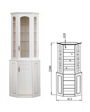 Витрина с зеркалами Венеция В-12 (Мар) в Сухом Логу - suhoj-log.mebel-e96.ru