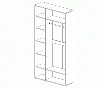 Шкаф 3-х дверный Вегас Белый 1500 мм (СтендМ) в Сухом Логу - suhoj-log.mebel-e96.ru