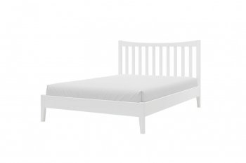 Кровать из массива Виола белый античный (БМ) в Сухом Логу - suhoj-log.mebel-e96.ru