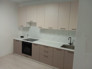 Кухонный гарнитур высокий Латте 3000 мм, Стол. 38 мм в Сухом Логу - suhoj-log.mebel-e96.ru